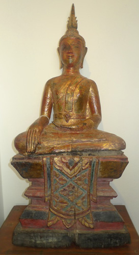 Lao Buddha on base Lao Buddha on base