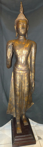 U-Thong walking Buddha U-Thong walking Buddha