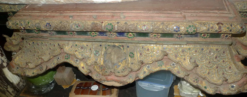 Base of altar, can be used as a table Base of altar, can be used as a table
