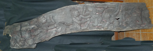 Khmer temple bas-relief Khmer temple bas-relief