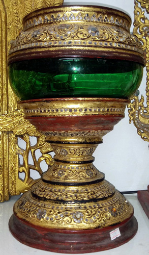 Monk ceremonial vase Monk ceremonial vase