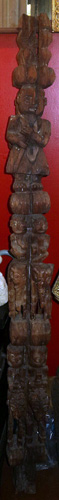 Magical carved pole Magical carved pole
