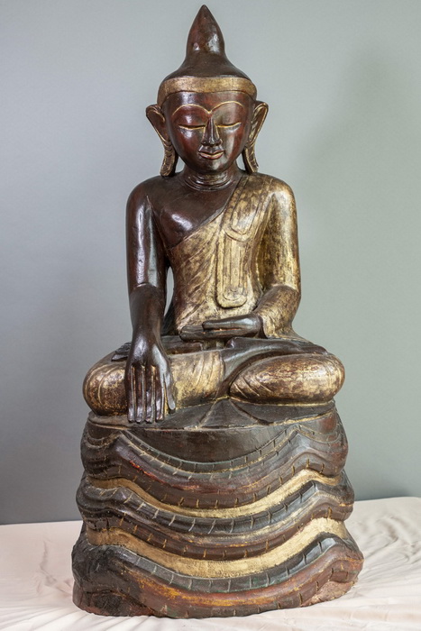 MAKE AN OFFER - Shan Buddha on naga