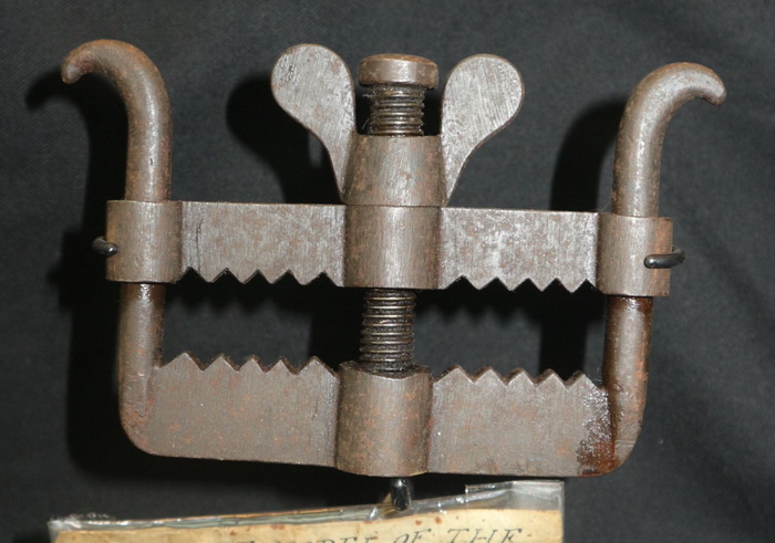 Thumbscrew, torture device form museum