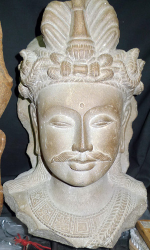 Gandharan Buddha head