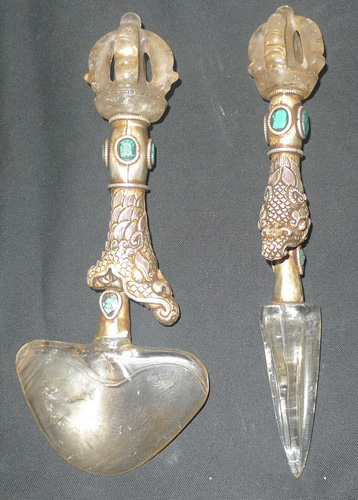 Set of kartika and vajrikala