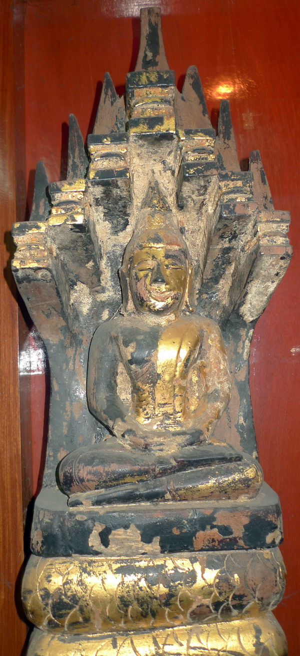 Folk Lao Buddha under 7 headed naga