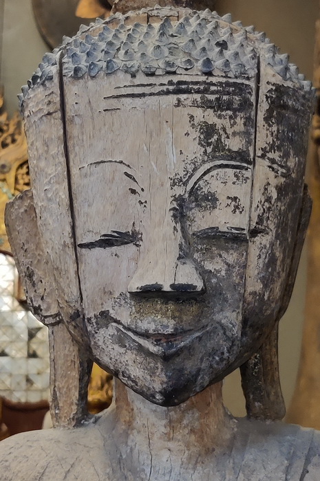 Giant Thai Yai Buddha (damaged) baby face