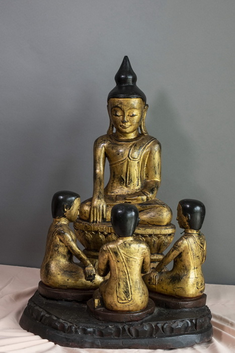 MAKE AN OFFER - Shan Buddha and 3 nats