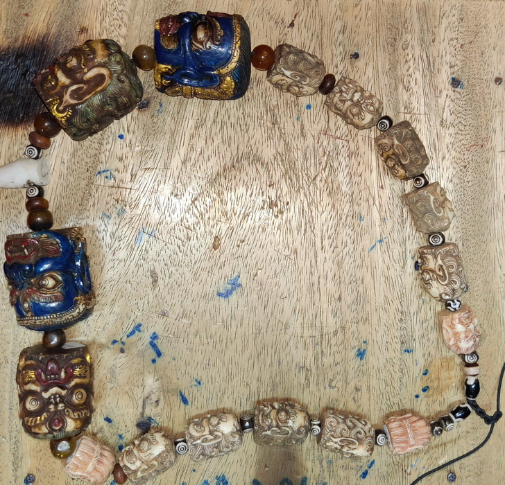 Shaman necklace, beads can sold one by one