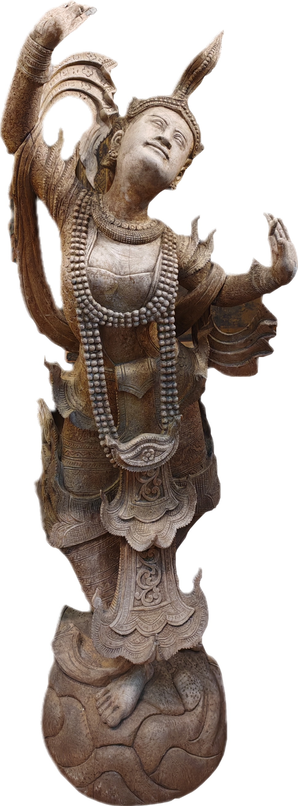 Tall dancing deva