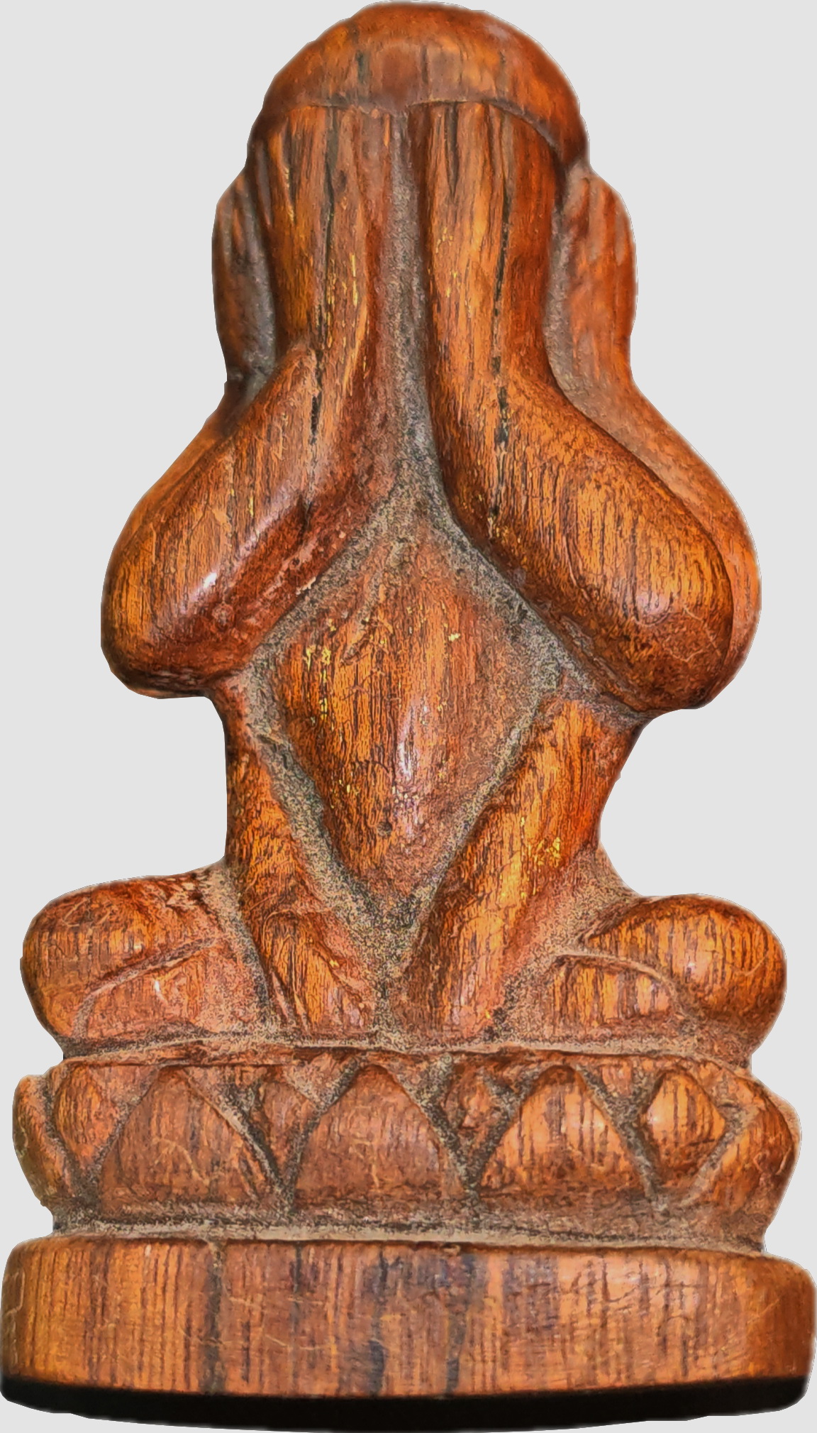 Phra pit tha, monk w. closed eyes