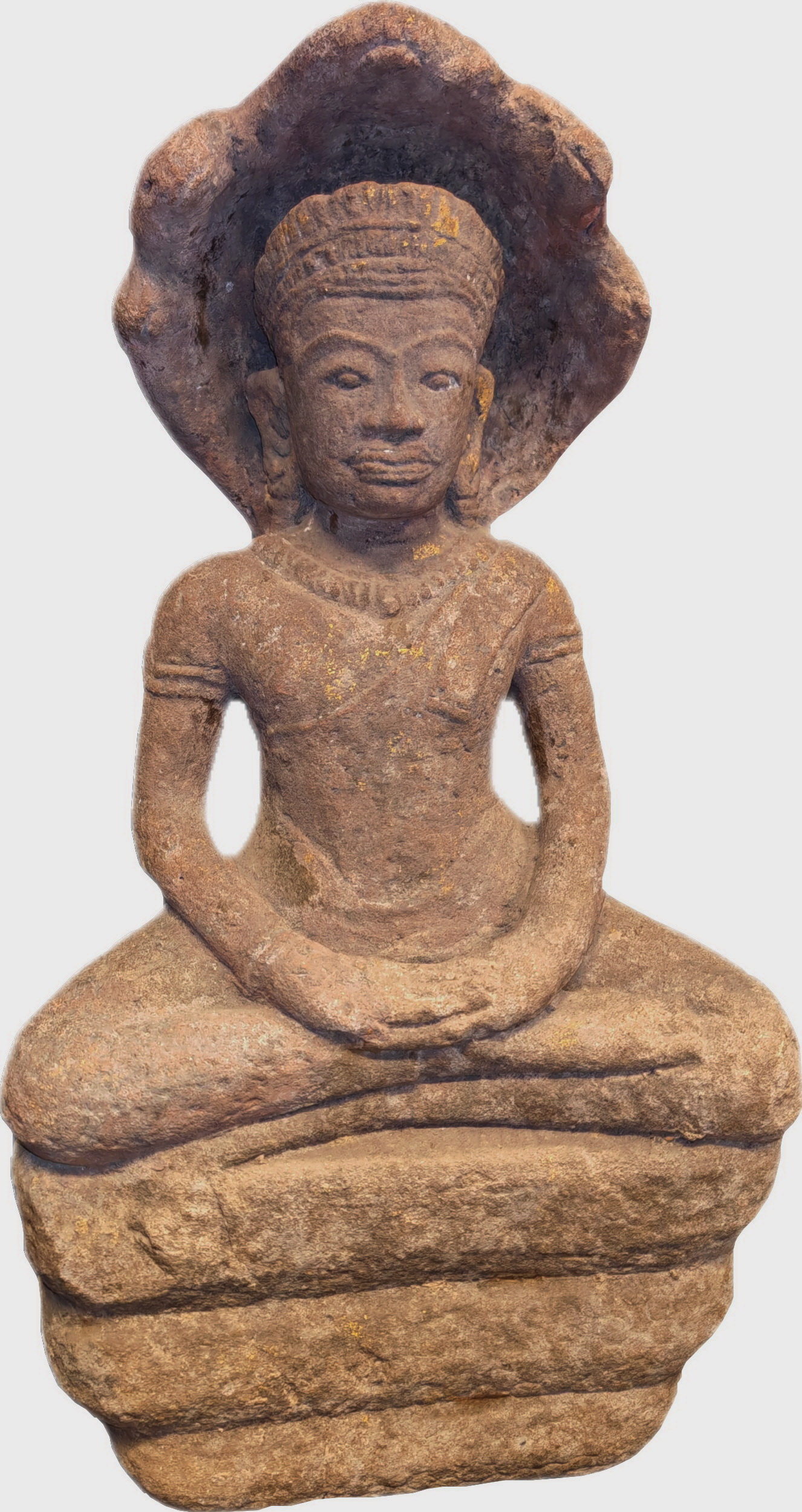 Khmer Buddha under naga